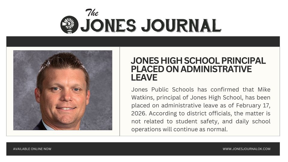 Jones High School Principal Placed on Administrative Leave
